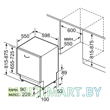 Посудомоечная машина Bosch SMV4HMX65Q картинка 10